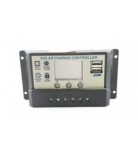 Солнечный контроллер 20A 48V с двумя USB (10286)