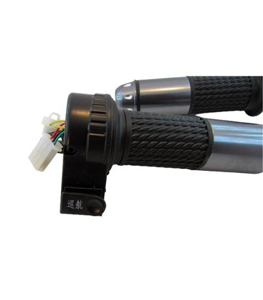 Ручка газа для электровелосипеда пара с кнопкой под клаксон (17470)