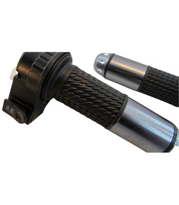 Ручка газа для электровелосипеда пара с кнопкой под клаксон (17470)