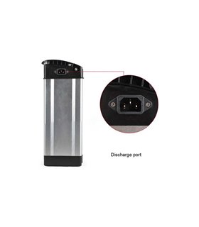 Алюминиевый корпус для батареи электровелосипеда Haiba 385*110*90мм (17443)