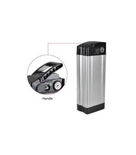 Алюминиевый корпус для батареи электровелосипеда Haiba 385*110*90мм (17443)