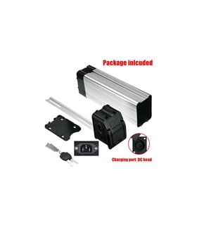 Алюминиевый корпус для батареи электровелосипеда Haiba 365*110*90мм (17442)