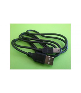 Кабель data mini USB 10мм 80см удлинённый (11201)