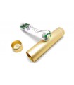 Power Bank павербанк 1*18650 с фонариком LED 3W золотой (15477) Power Bank павербанк 1*18650 с фонариком LED 3W золотой (15477)