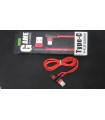 Кабель зарядки телефона планшета силиконовый угловой VPB USB to Type C (15624)