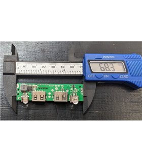 Плата Power Bank с индикатором 5V USB DIY (19384)