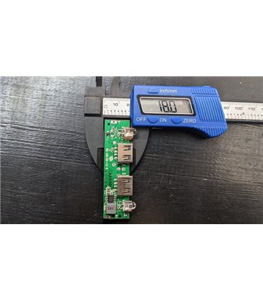 Плата Power Bank с индикатором 5V USB DIY (19384)
