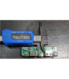 Плата Power Bank с дисплеем 5V USB DIY (19383)