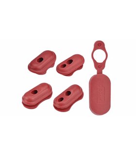 Силиконовая защита заглушка на разъем зарядки Xiaomi M365 черная (17369)