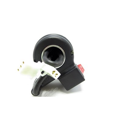 Ручка газа электровелосипеда одинарная с переключателем два положения (15201)