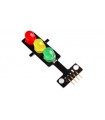 Модуль светодиодный светофор красный желтый зеленый traffic light 5в led color (15954)