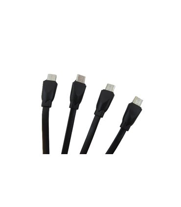 Кабель для зарядки телефона USB to micro USB 4in1 15см (17910)