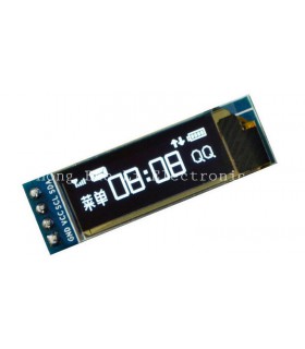 Модуль дисплей 0.91 дюйм белый IIC I2C 12832 OLED-дисплей (16797)