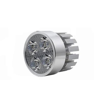 Фара для электровелосипеда 12-80V 4*LED с резьбой (15273)