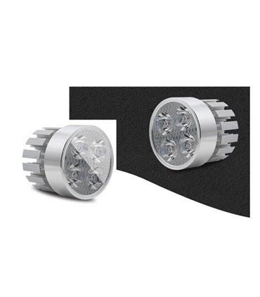 Фара для электровелосипеда 12-80V 4*LED с резьбой (15273)