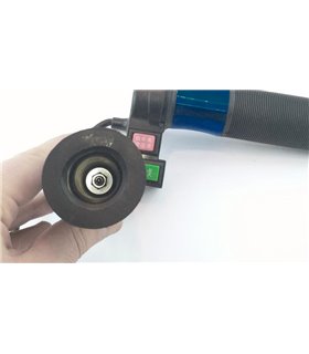 Универсальная ручка газа велосипеда с переключателем и кнопкой синий комплект (16704)