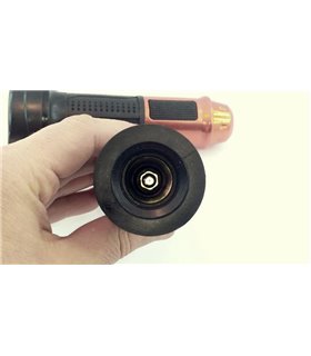 Универсальная ручка газа велосипеда с переключателем и кнопкой бронзовый комплект (16702)