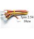 Балансировочный кабель 5pin 10см со штекером 2.54 (15247)