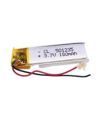 Аккумулятор LiPo 501235 с платой защиты 3.7V 180mAh (15555)
