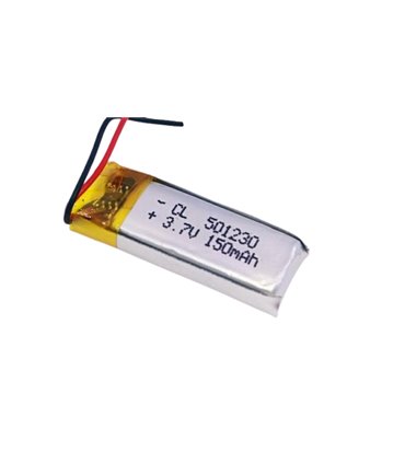 Аккумулятор LiPo 501230 150mAh с платой защиты для наушников часов (15806)