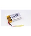 Аккумулятор LiPo 501220 с платой защиты 3.7V 80mah (15564)