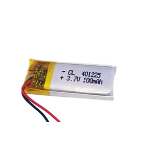 Аккумулятор LiPo 401225 с платой защиты 3.7V 100mAh (15554)