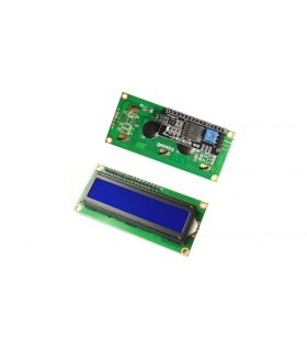Дисплей 1602 5V синий экран с интерфейсной шиной IIC I2C (17647)