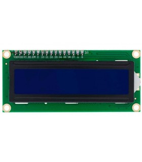 Дисплей 1602 5V синий экран с интерфейсной шиной IIC I2C (17647)