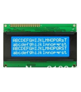 Дисплей LCD 2004 20*4 I2C Arduino зеленая подсветка черные символы (18926)