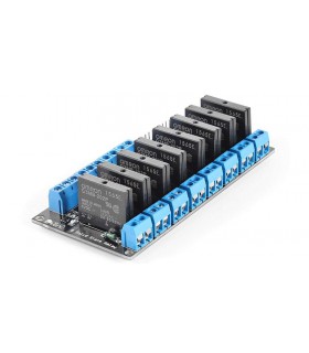 Модуль реле твердотельного 8-канальный на G3MB-202P 5V 2A (17525)