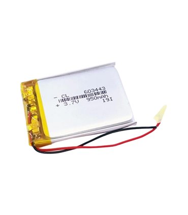 Аккумулятор LiPo 603443 с платой защиты 3.7V 950mah (15552)