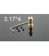 Цанга вала для электрического двигателя 3.17*4mm (15484)