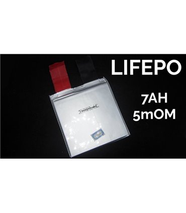 Аккумулятор электровелосипеда LiFePo 3.2V 7Ah 5mOm 7.5*120*130мм (16127)