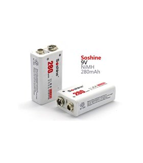 Крона Soshine Ni-Mh 9V 280mAh (15003)