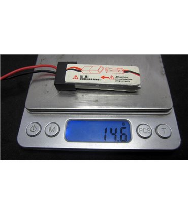 Высокотоковый аккумулятор LiPo 3.7V 35C 751655 801855 500mah jst 14.6g (16003)