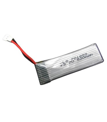 Высокотоковый аккумулятор LiPo 3.7V 35C 701855 801855 520mah small white 12.7g (16002)