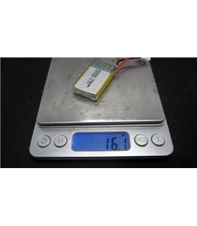 Высокотоковый аккумулятор LiPo 3.7V 25C 852541 700mah small white jst molex 51005 16.1g (15999)