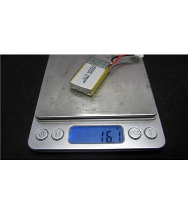 Высокотоковый аккумулятор LiPo 3.7V 25C 852541 700mah small white jst molex 51005 16.1g (15999)