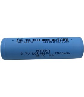 Аккумулятор LiIon 18650 Jintuo 3.7V 2500mAh 8C (18818)