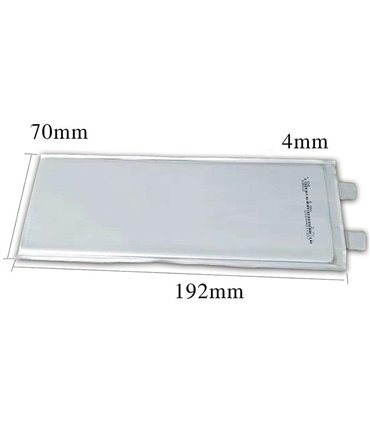 Аккумулятор Li-Ion EVE 3.7V 5000Ah 4C 192*70*4mm (15810)