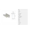 Аккумулятор Li-Ion 18650 F8R 2600mAh 48mOm 3.7V Cham (15641) Аккумулятор Li-Ion 18650 F8R 2600mAh 48mOm 3.7V Cham (15641)