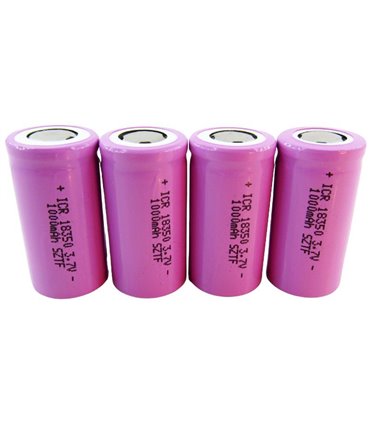 Аккумулятор 18350 Li-Ion 3.7V 1000mAh (15002)