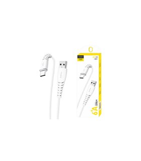 Кабель для зарядки и передачи данных Maimi 6A Type C 1м (18588)