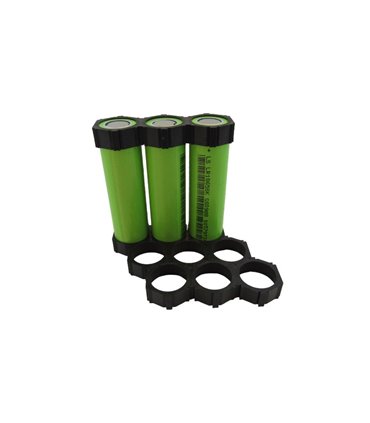 Холдер для аккумуляторов смещенный 3S 18650 2шт (18209)