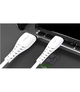 Кабель для зарядки и передачи данных Maimi 6A Type C 1м (18588)