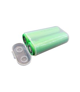 Холдер бокс для хранения аккумуляторов 18650 2 штуки (17161)