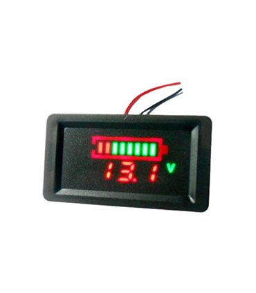 Индикатор заряда аккумулятора 12.6V водонепроницаемый (17229)