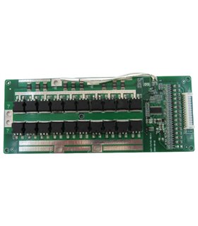 Плата контроллер аккумулятора BMS LiIon 13S 48V разряд 60A заряд 60A (17657)