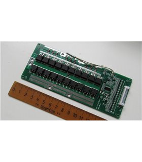 Плата контроллер аккумулятора BMS LiIon 13S 48V разряд 60A заряд 60A (17657)