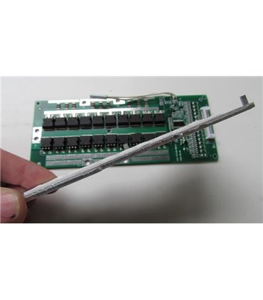 Плата контроллер аккумулятора BMS LiIon 13S 48V разряд 60A заряд 60A (17657)